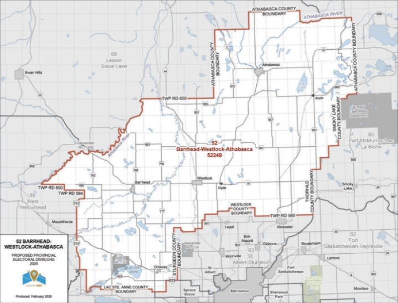 Athabasca, Barrhead, Westlock Electoral Boundaries Remain United: What it Means