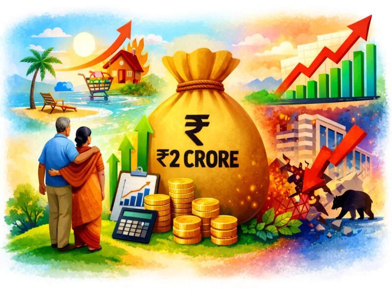 How to Build a Rs 2 Crore Retirement Corpus Safely
