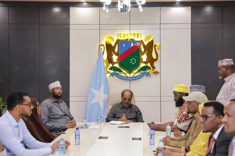 Somali President Engages Elders to Bolster Peace in South West State