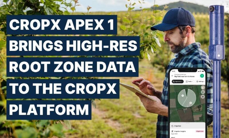 CropX Expands Sensor Tech: Apex Sensor Revolutionizes Soil Monitoring