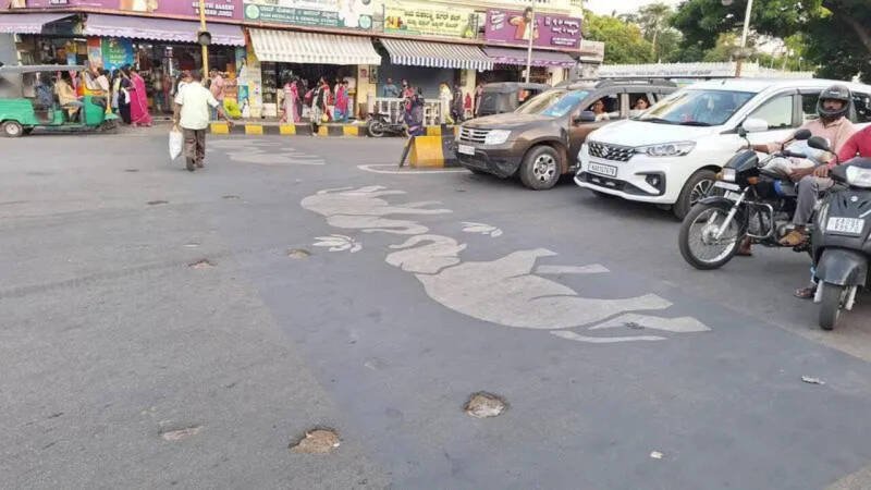 Mysuru Zebra Crossings Vanishing: A Threat to Pedestrian Safety