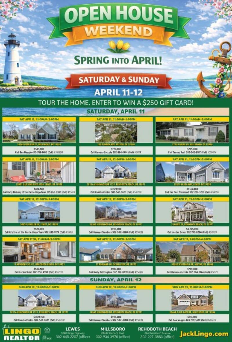 Jack Lingo Realtor Spring Open House: Find Your Dream Home This April!