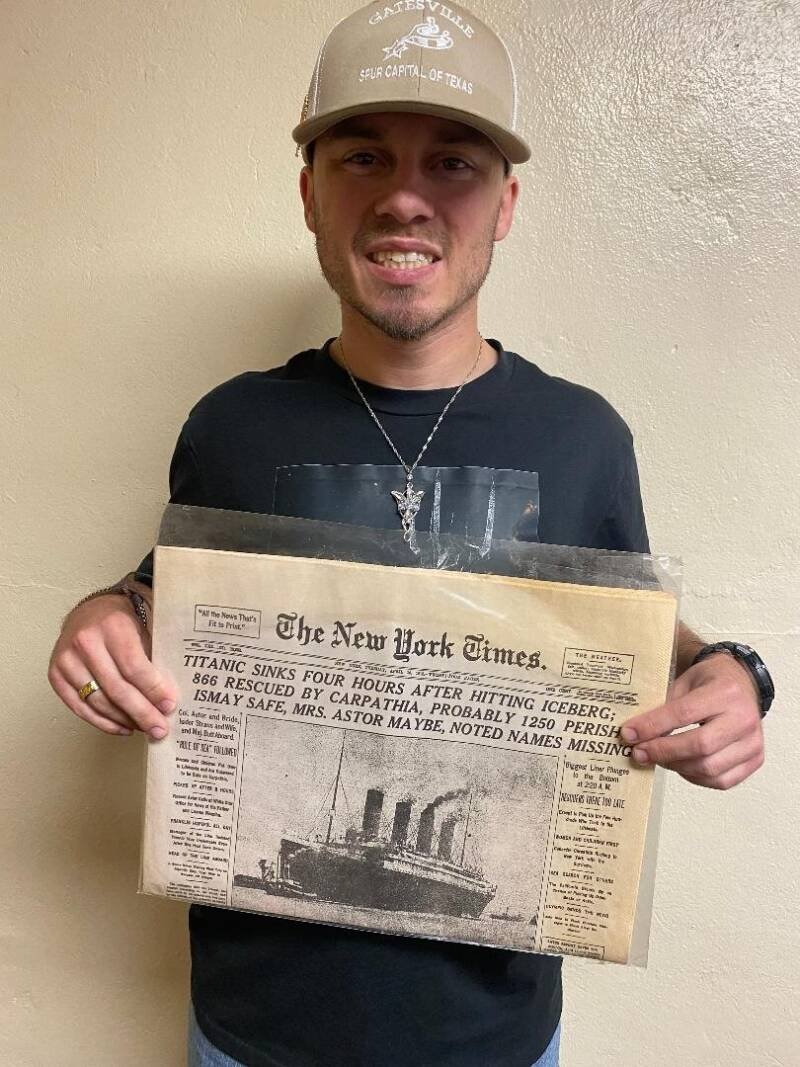 1912 Newspaper Discovery: Unearthing History in Gatesville