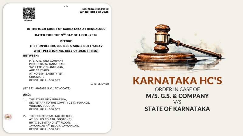 Karnataka High Court Protects Taxpayers: GST Order Overturned
