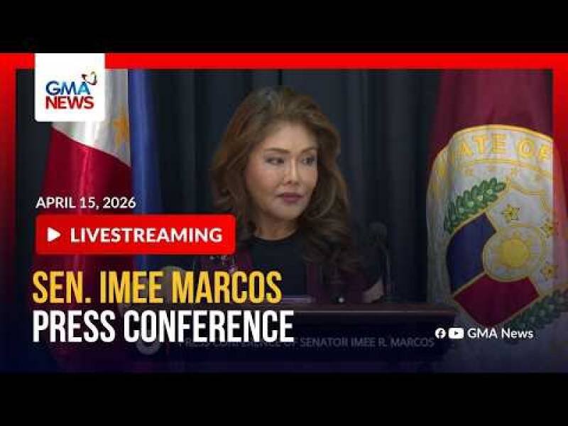 Senator Imee Marcos Press Conference: Key Takeaways & Analysis (April 15, 2026)