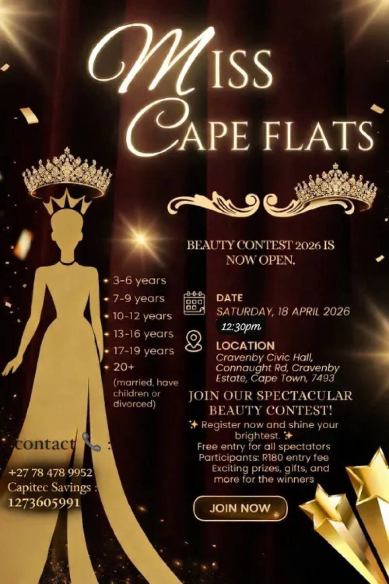 Miss Cape Flats 2026: Beauty, Community, and What It Means for Cravenby