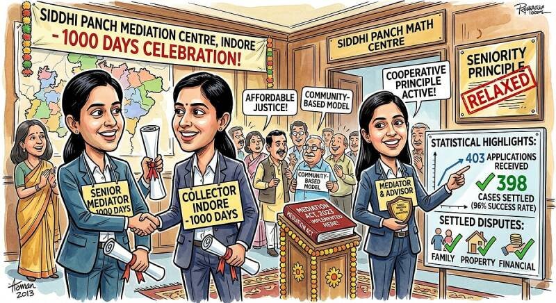 Indore Mediation Centre Achieves 96% Dispute Resolution Success