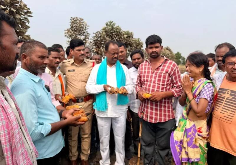 Maize Crop Devastated by Electrical Fire in Bhupalpally: Understanding the Impact