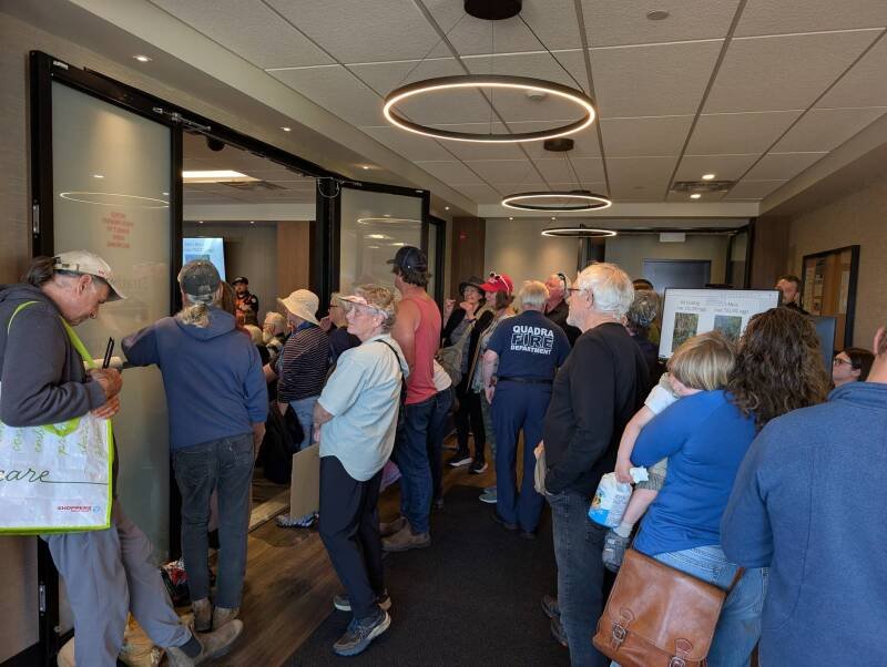Quadra Island Recreation Dispute: Strathcona Meeting Disrupted by Protest